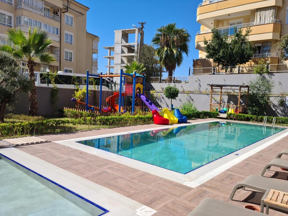 Apartamento Kleopatra Sultan Rezidans Alanya Exterior foto