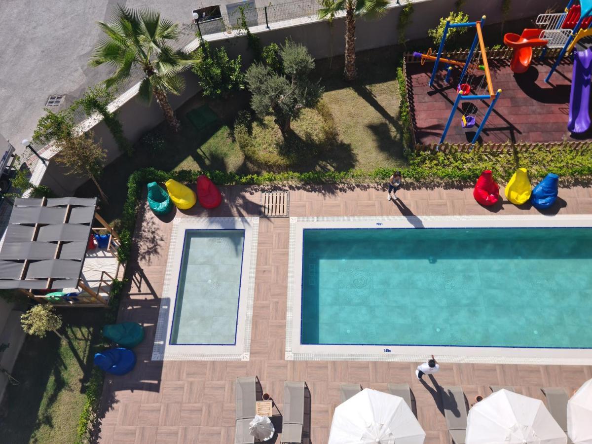 Apartamento Kleopatra Sultan Rezidans Alanya Exterior foto