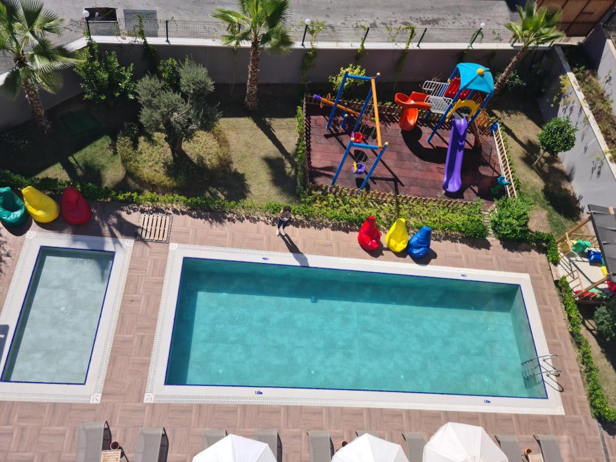 Apartamento Kleopatra Sultan Rezidans Alanya Exterior foto